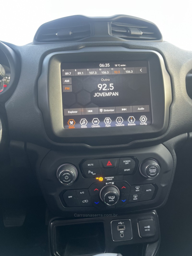 RENEGADE 1.8 16V FLEX LONGITUDE 4P AUTOMÁTICO - 2021 - GARIBALDI