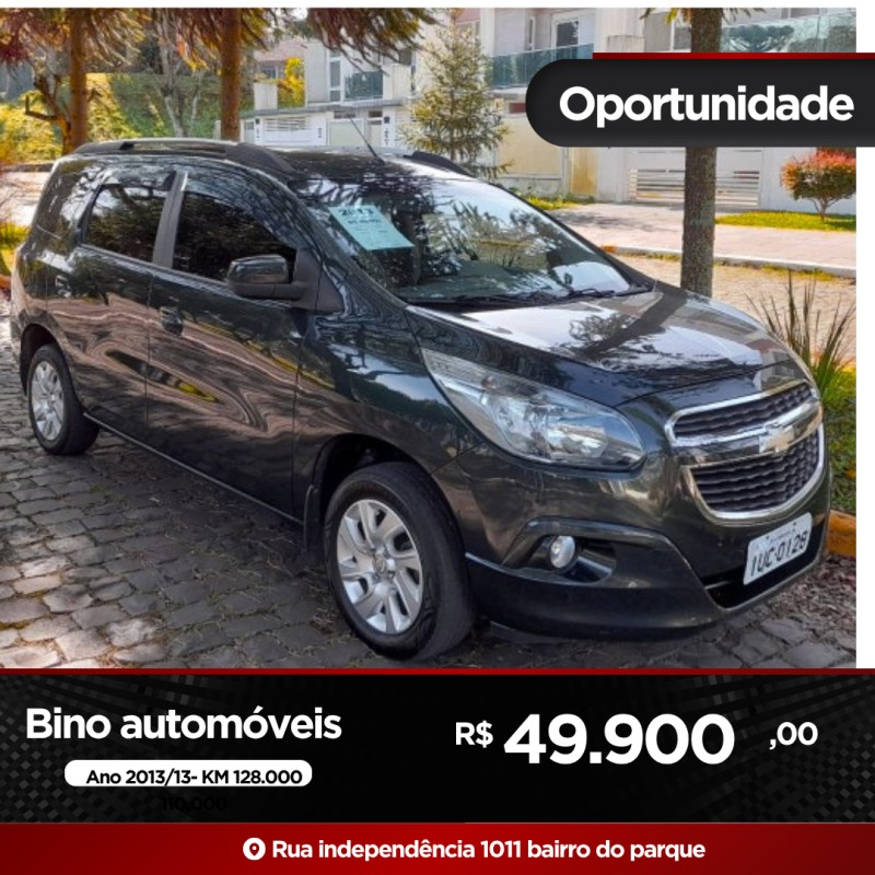spin 1.8 ltz 8v flex 4p automatico 2013 farroupilha