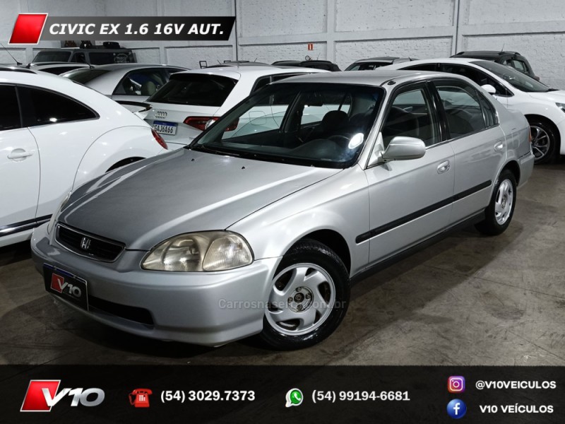 CIVIC 1.6 EX 16V GASOLINA 4P AUTOMÁTICO - 1998 - CAXIAS DO SUL