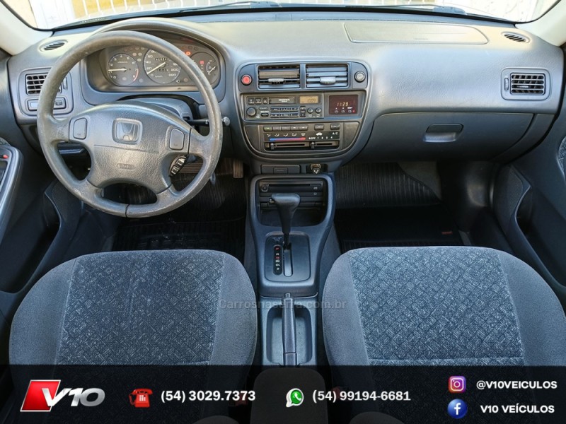 CIVIC 1.6 EX 16V GASOLINA 4P AUTOMÁTICO - 1998 - CAXIAS DO SUL