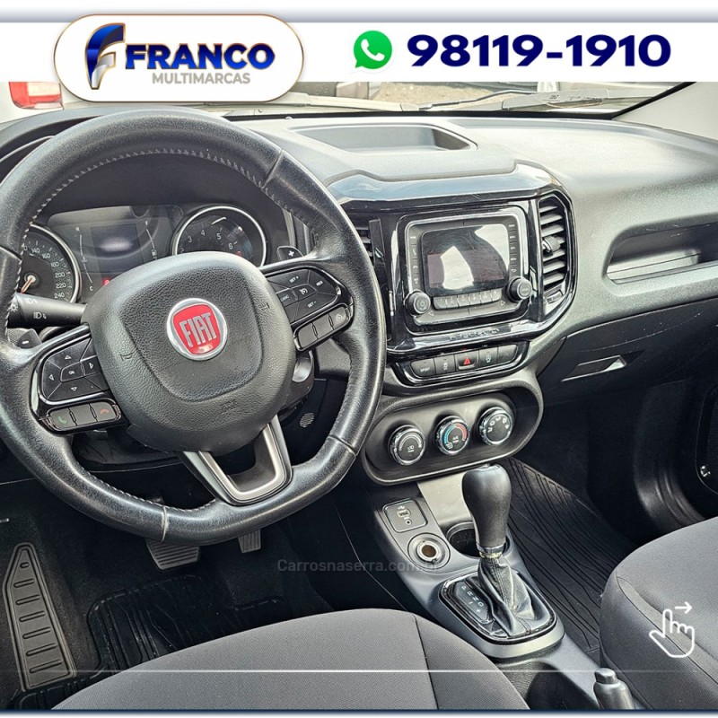 TORO 1.8 16V EVO FLEX FREEDOM AUTOMÁTICO - 2018 - VACARIA