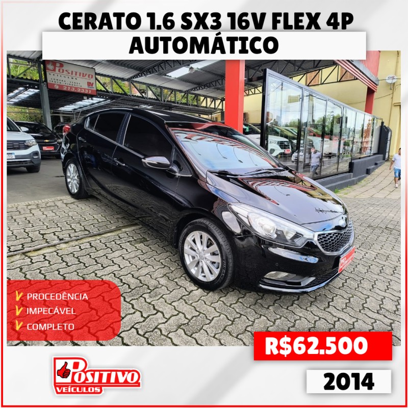 CERATO 1.6 SX3 16V FLEX 4P AUTOMÁTICO - 2014 - CAXIAS DO SUL