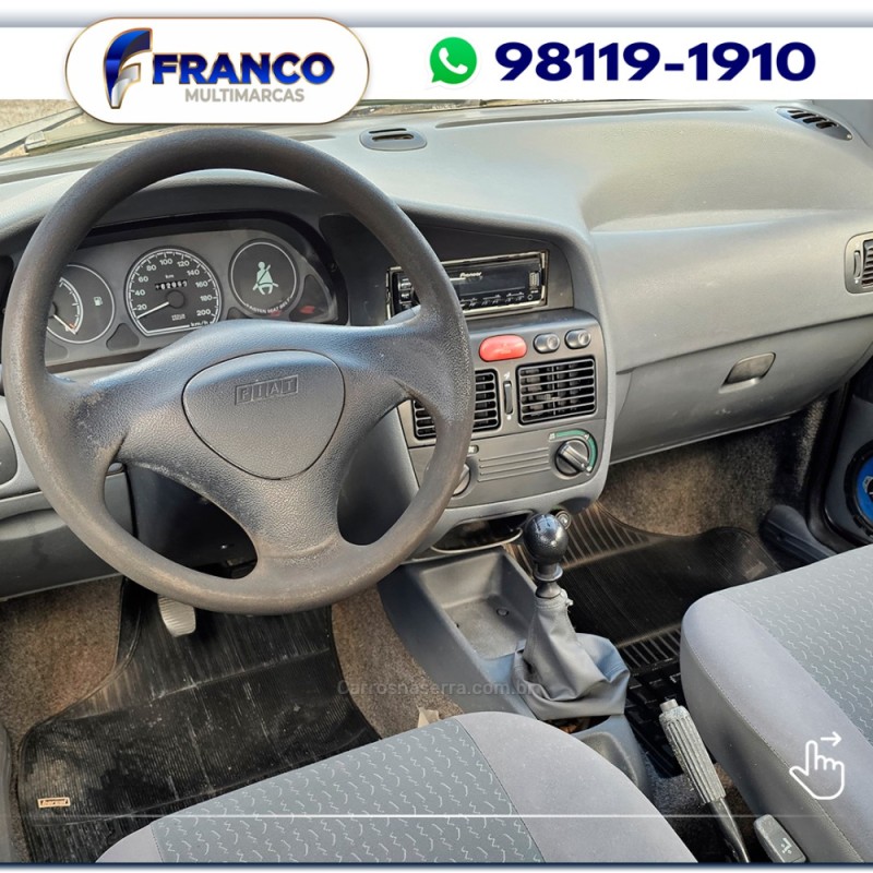 PALIO 1.0 MPI YOUNG 8V GASOLINA 4P MANUAL - 2001 - VACARIA