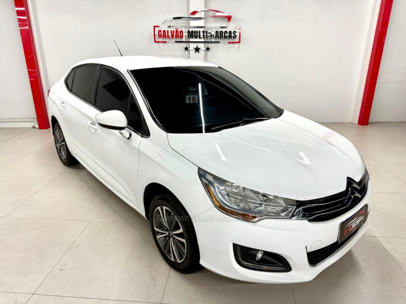 C4 LOUNGE 2.0 MPFI TENDANCE 16V FLEX 4P AUTOMÁTICO - 2016 - CAXIAS DO SUL