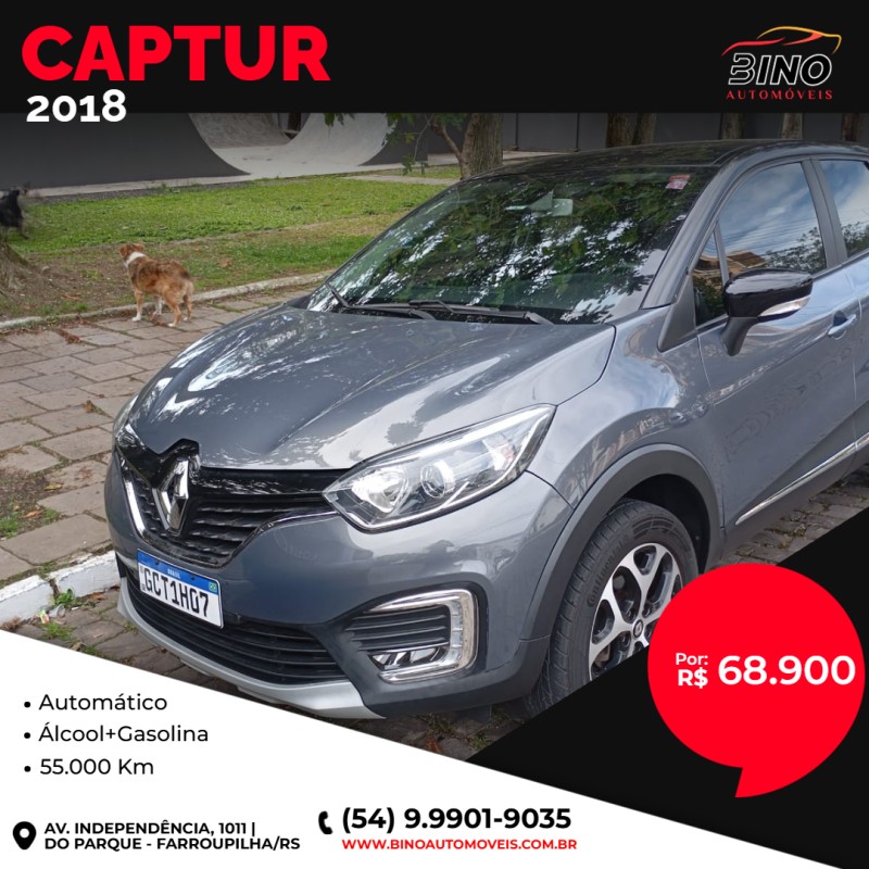 CAPTUR 1.6 16V FLEX INTENSE AUTOMÁTICO