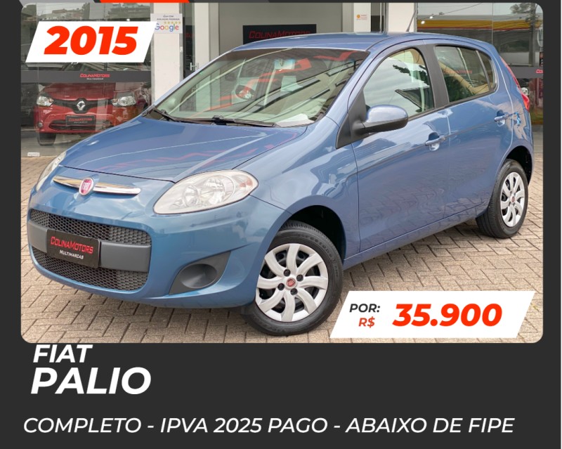 PALIO 1.0 MPI ATTRACTIVE 8V FLEX 4P MANUAL - 2015 - CAXIAS DO SUL