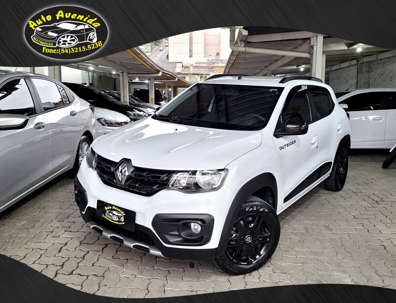 kwid 1.0 12v outsider flex 4p manual 2021 caxias do sul
