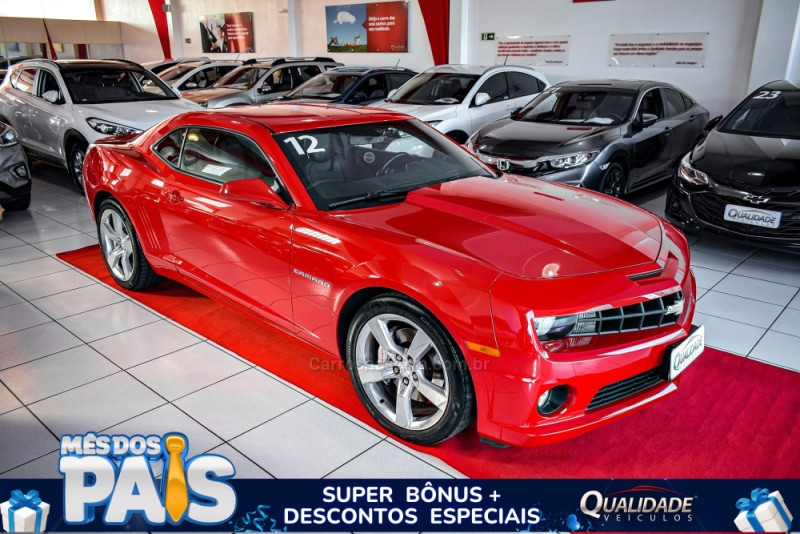 camaro 6.2 ss coupe v8 gasolina 2p automatico 2012 santa cruz do sul