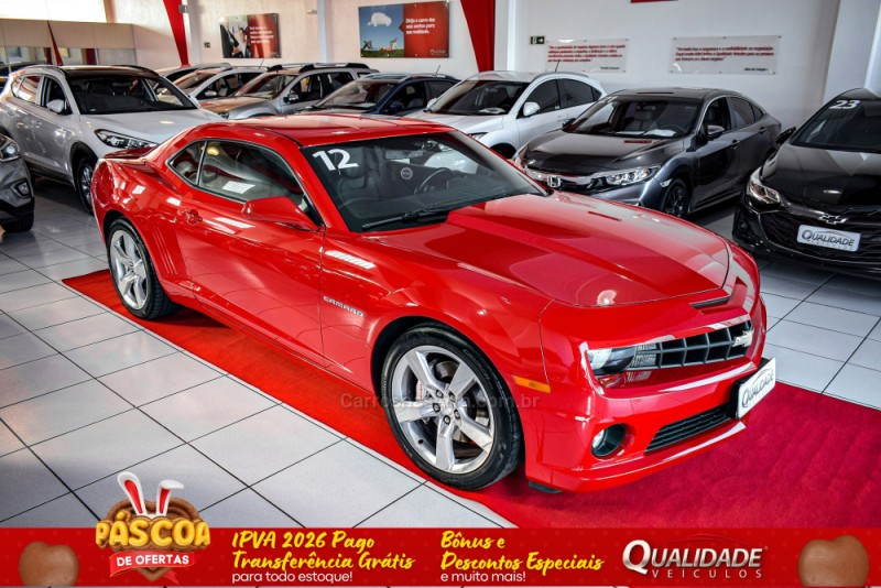 camaro 6.2 ss coupe v8 gasolina 2p automatico 2012 santa cruz do sul