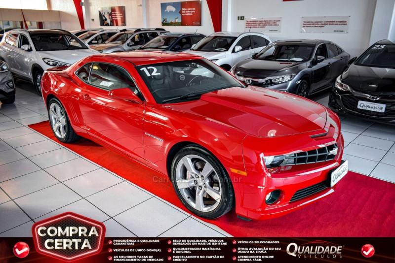 camaro 6.2 ss coupe v8 gasolina 2p automatico 2012 santa cruz do sul