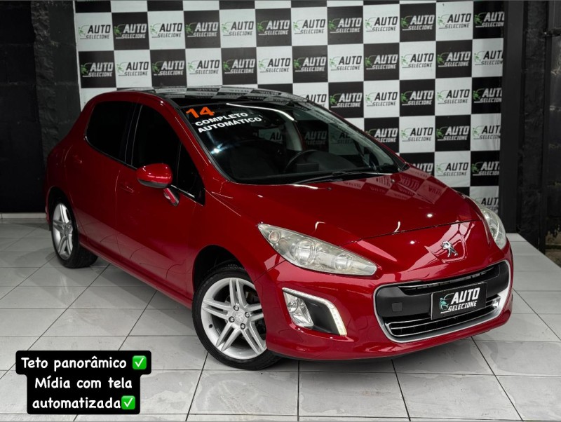 308 2.0 allure 16v flex 4p automatico 2014 caxias do sul