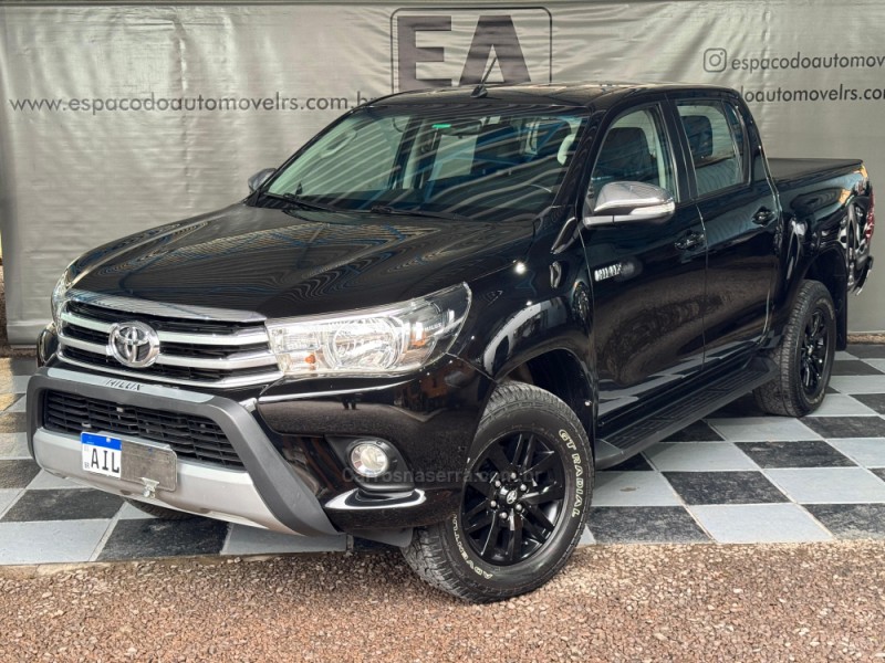 hilux 2.8 srv 4x4 cd 16v diesel 4p automatico 2018 nova prata