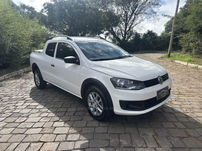 SAVEIRO 1.6 MI TRENDLINE CD 8V FLEX 2P MANUAL - 2015 - NOVA PRATA