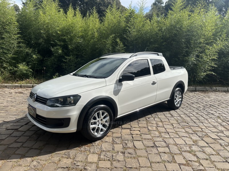 SAVEIRO 1.6 MI TRENDLINE CD 8V FLEX 2P MANUAL - 2015 - NOVA PRATA