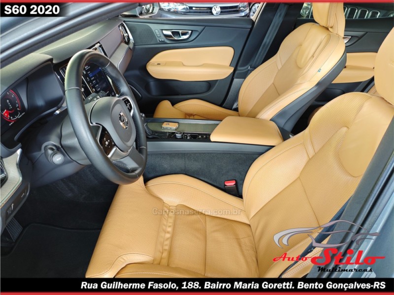 S60 2.0 T5 INSCRIPTION 16V TURBO GASOLINA 4P AUTOMÁTICO - 2020 - BENTO GONçALVES