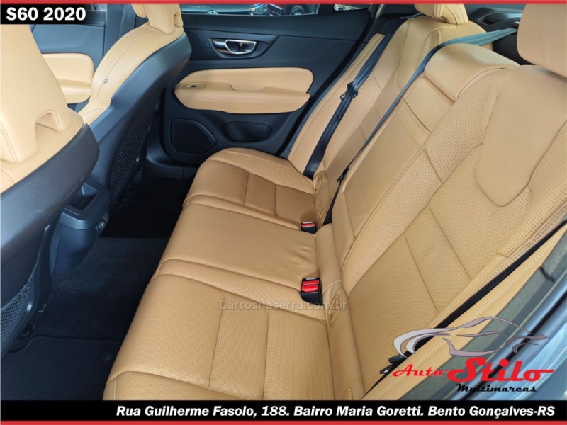 S60 2.0 T5 INSCRIPTION 16V TURBO GASOLINA 4P AUTOMÁTICO - 2020 - BENTO GONçALVES