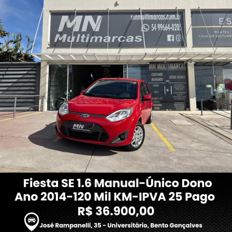 FIESTA 1.6 SE HATCH 16V FLEX 4P MANUAL - 2014 - BENTO GONçALVES