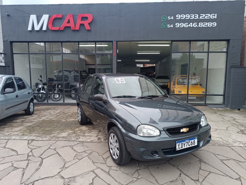 corsa 1.0 mpfi classic sedan life 8v flex 4p manual 2009 flores da cunha