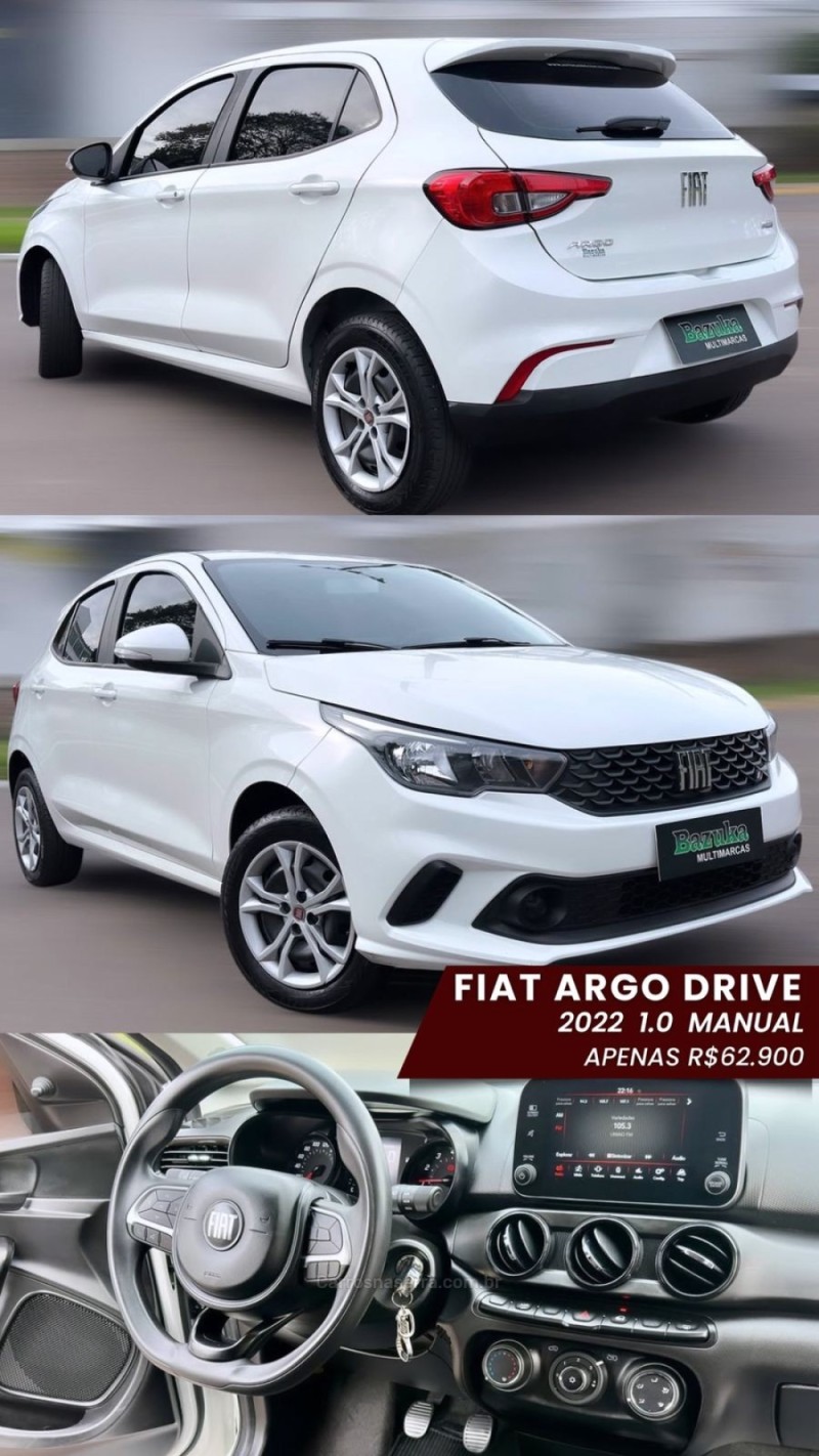 ARGO 1.0 DRIVE 6V FLEX 4P MANUAL - 2022 - NOVO HAMBURGO