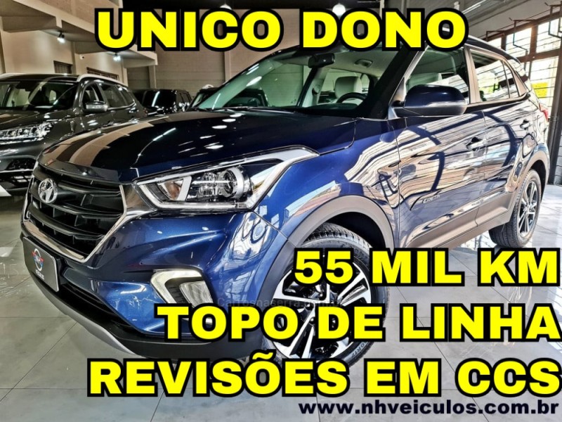 creta 2.0 16v flex prestige automatico 2021 novo hamburgo