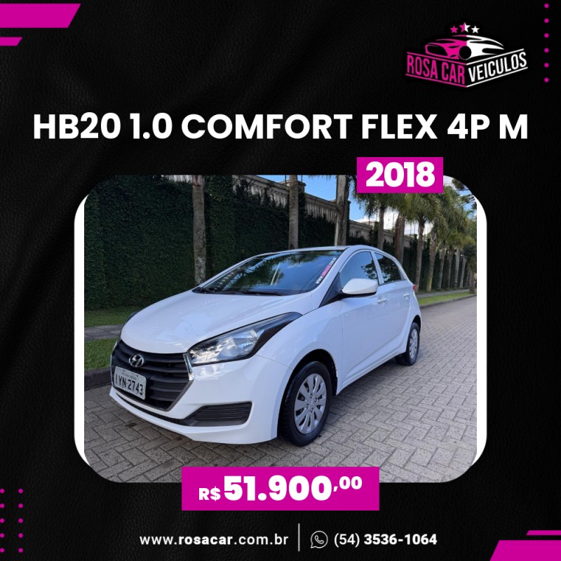 hb20 1.0 comfort plus 12v flex 4p manual 2018 caxias do sul