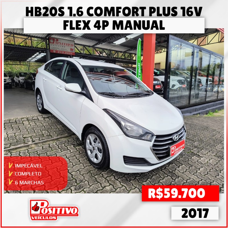HB20S 1.6 COMFORT PLUS 16V FLEX 4P MANUAL