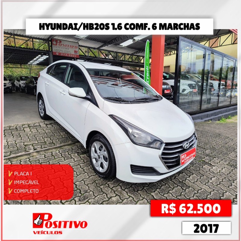 hb20s 1.6 comfort plus 16v flex 4p manual 2017 caxias do sul