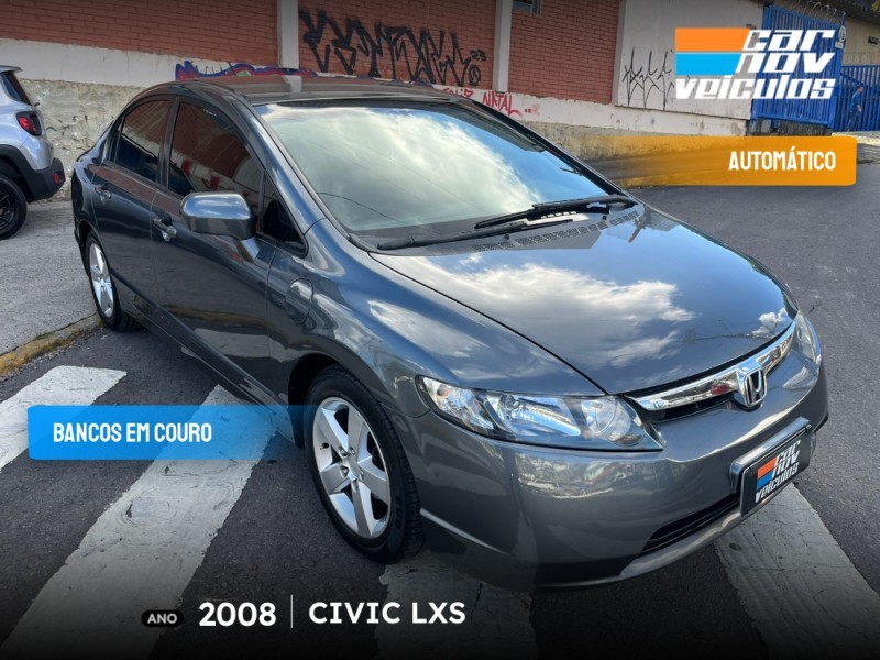 civic 1.8 lxs 16v flex 4p automatico 2008 caxias do sul
