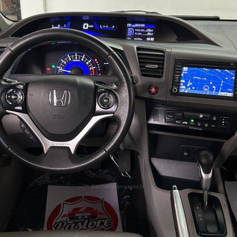 CIVIC 2.0 EXR 16V FLEX 4P AUTOMÁTICO - 2014 - VACARIA