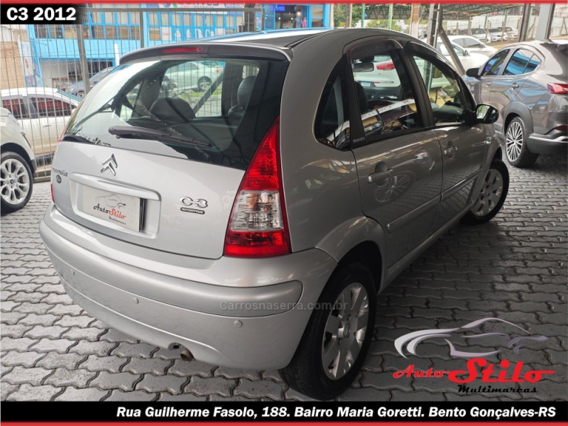 C3 1.6 EXCLUSIVE 16V FLEX 4P AUTOMÁTICO - 2012 - BENTO GONçALVES