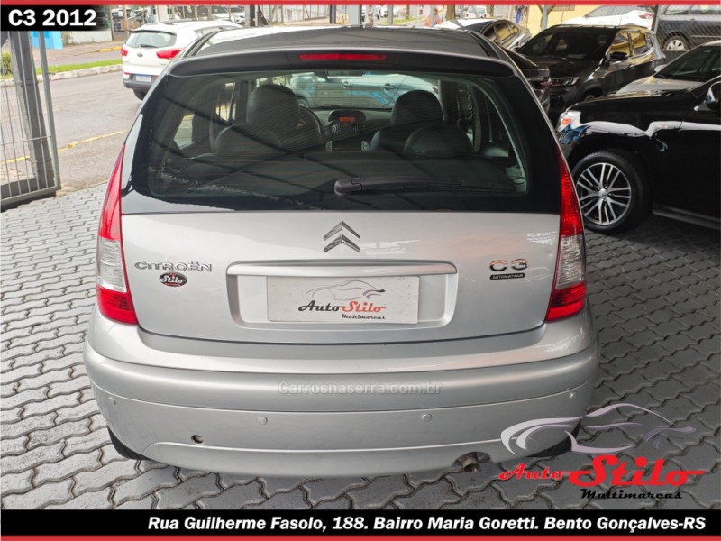 C3 1.6 EXCLUSIVE 16V FLEX 4P AUTOMÁTICO - 2012 - BENTO GONçALVES