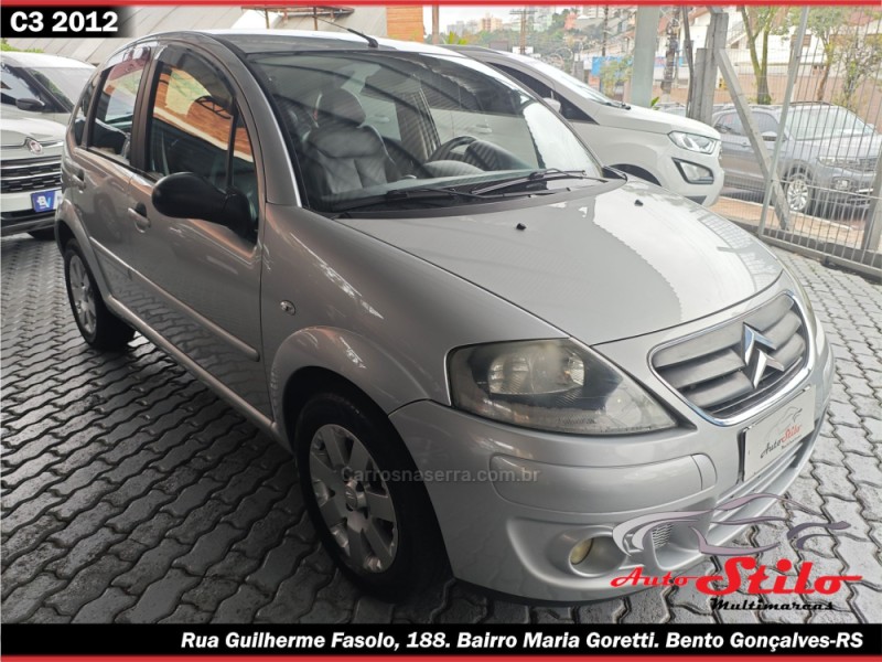 C3 1.6 EXCLUSIVE 16V FLEX 4P AUTOMÁTICO - 2012 - BENTO GONçALVES