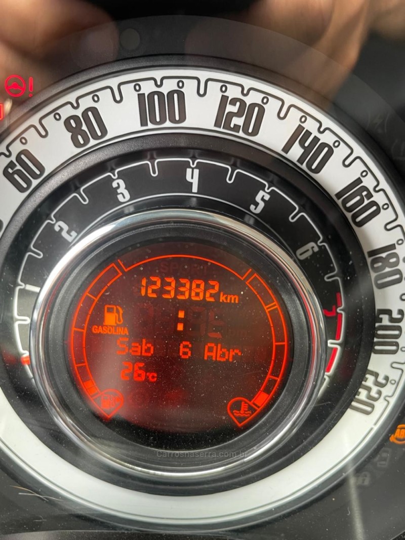 500 1.4 CABRIO 8V FLEX 2P MANUAL - 2012 - CAXIAS DO SUL