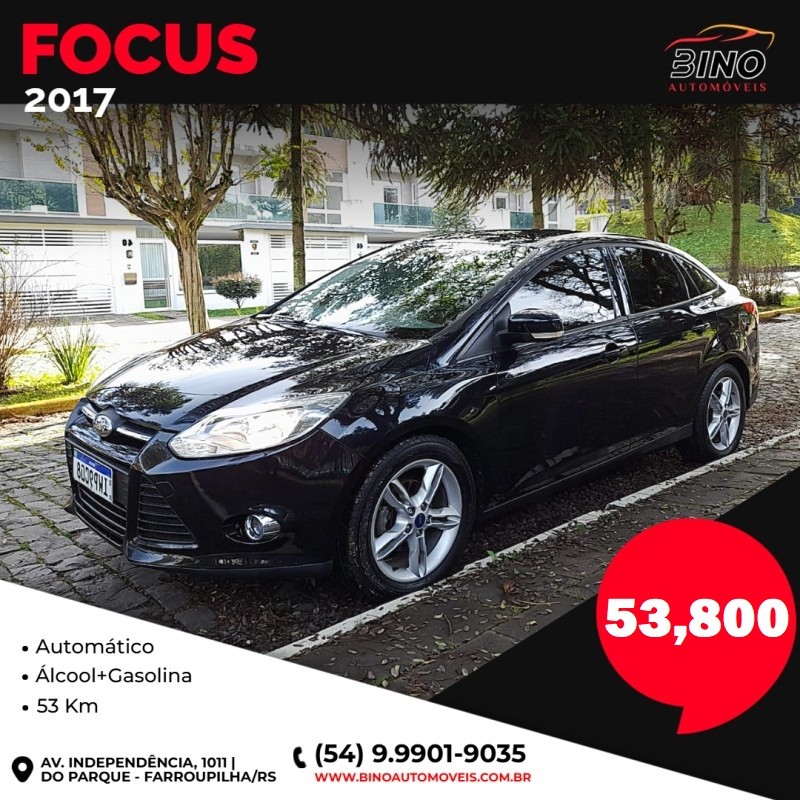focus 2.0 s sedan 16v flex 4p automatico 2015 farroupilha