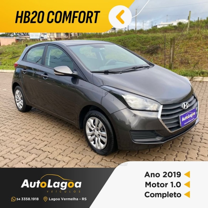 hb20 1.0 comfort 12v flex 4p manual 2019 lagoa vermelha
