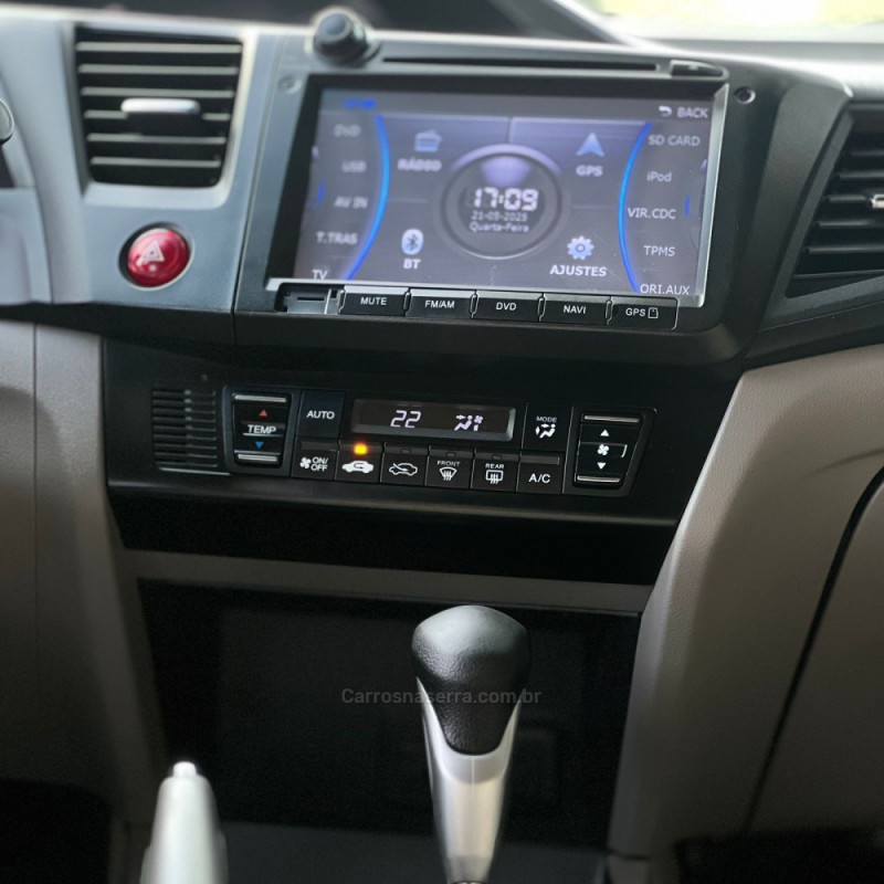 CIVIC 2.0 LXR 16V FLEX 4P AUTOMÁTICO - 2015 - MONTENEGRO