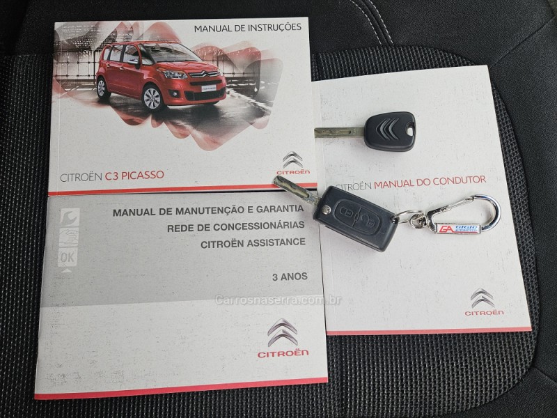 C3 PICASSO 1.6 GLX 16V FLEX 4P MANUAL - 2012 - TAPEJARA