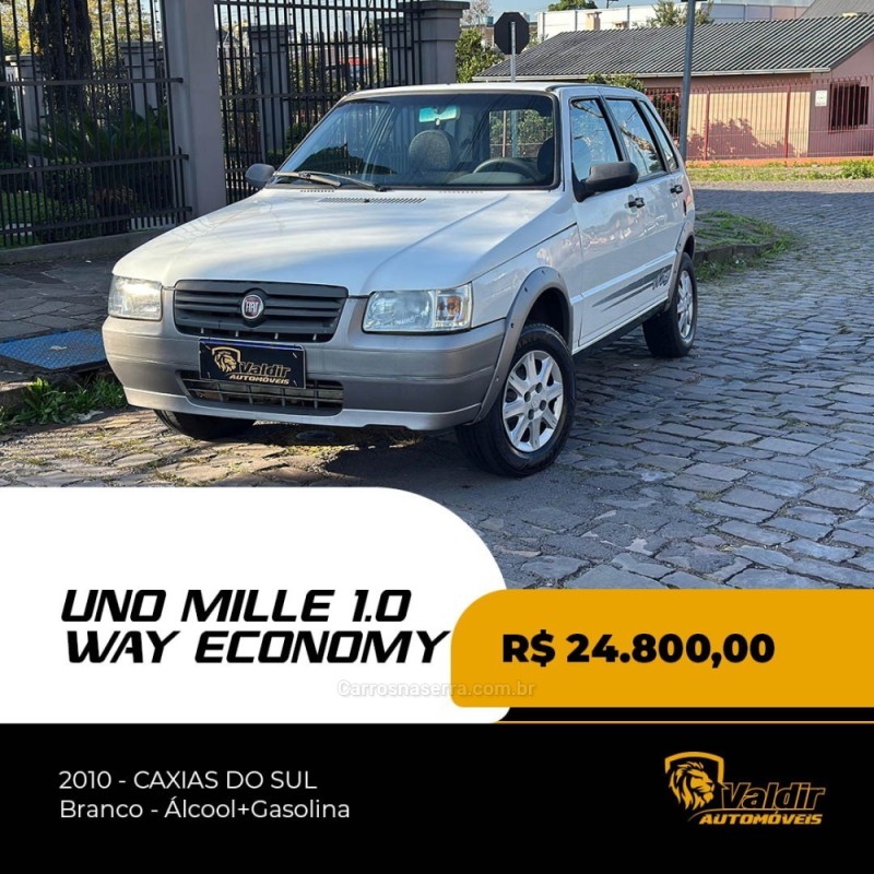 UNO 1.0 MPI MILLE WAY ECONOMY 8V FLEX 4P MANUAL