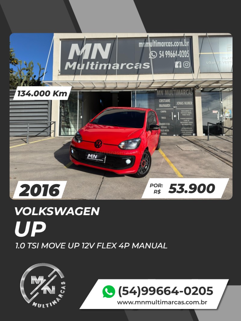up 1.0 tsi move up 12v flex 4p manual 2016 bento goncalves