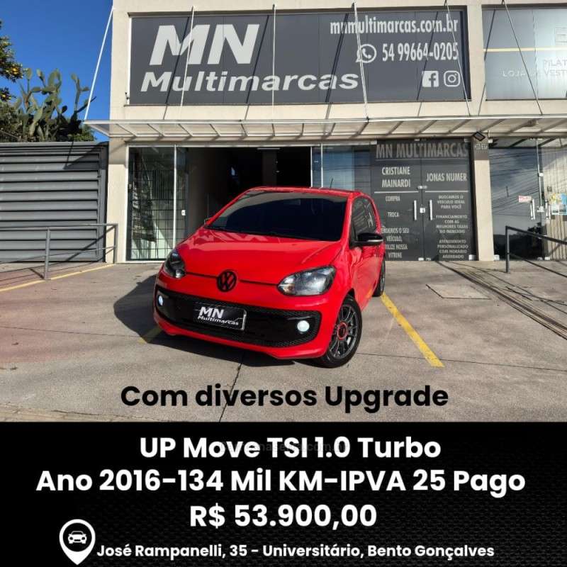 up 1.0 tsi move up 12v flex 4p manual 2016 bento goncalves