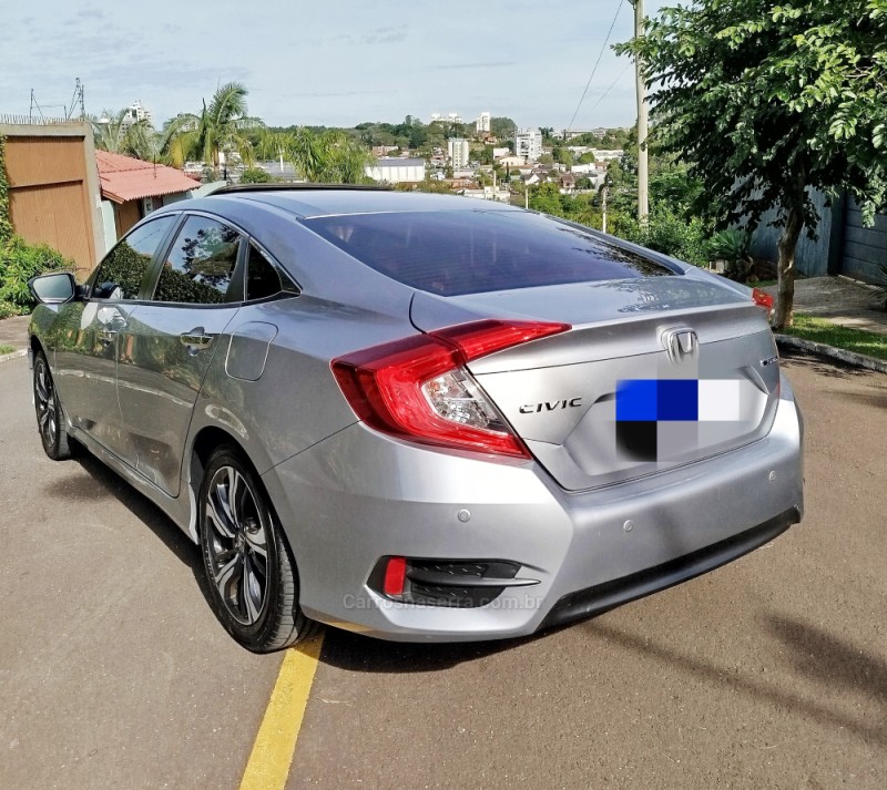 CIVIC 1.5 16V TOURING TURBO GASOLINA 4P AUTOMÁTICO - 2017 - CAMPO BOM