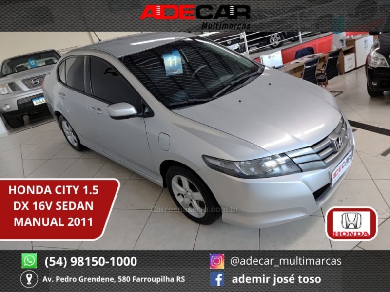 city 1.5 dx 16v flex 4p manual 2011 farroupilha