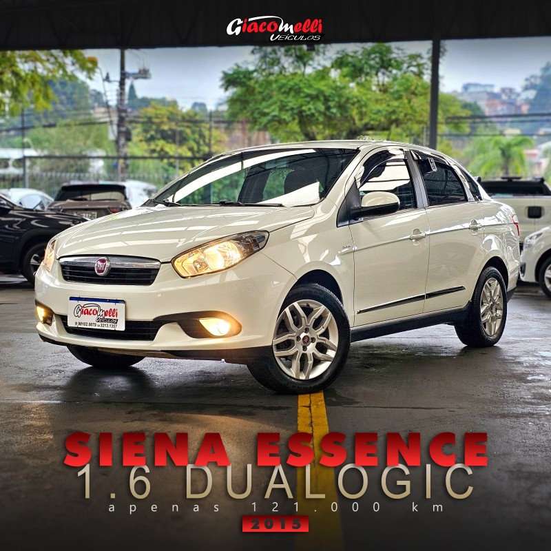siena 1.6 mpi essence 16v flex 4p automatizado 2015 caxias do sul
