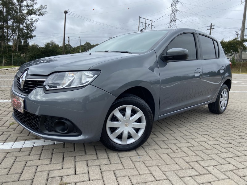 sandero 1.0 authentique 16v flex 4p manual 2015 caxias do sul
