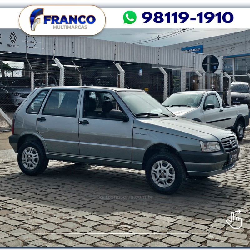 UNO 1.0 MPI MILLE FIRE ECONOMY 8V FLEX 4P MANUAL - 2013 - VACARIA
