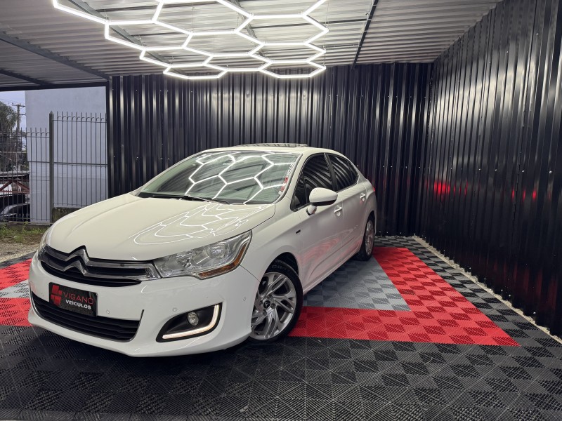 c4 lounge 1.6 exclusive 16v turbo gasolina 4p automatico 2015 caxias do sul