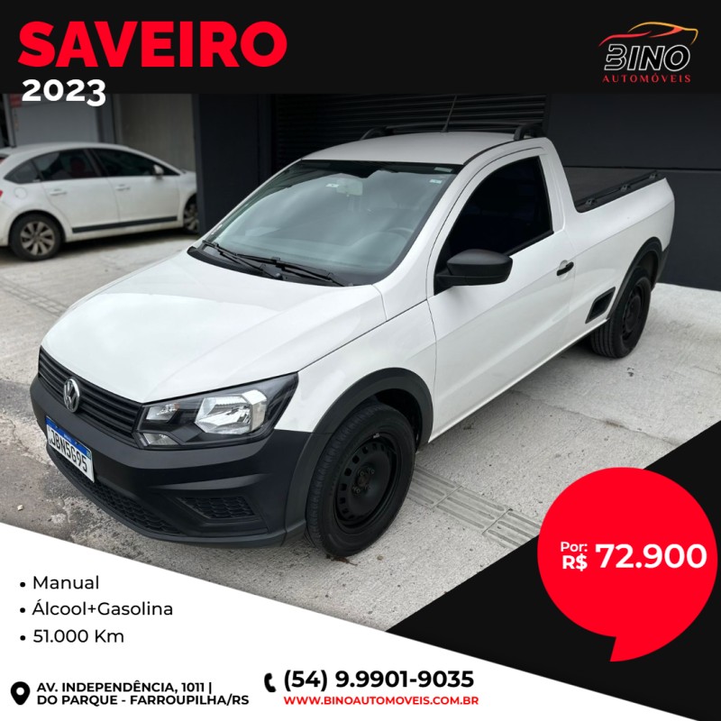 saveiro 1.6 msi robust cs 8v flex 2p manual 2023 farroupilha