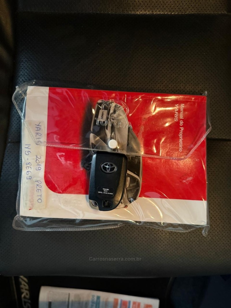 YARIS 1.5 XS 16V FLEX 4P AUTOMÁTICO - 2019 - NOVO HAMBURGO