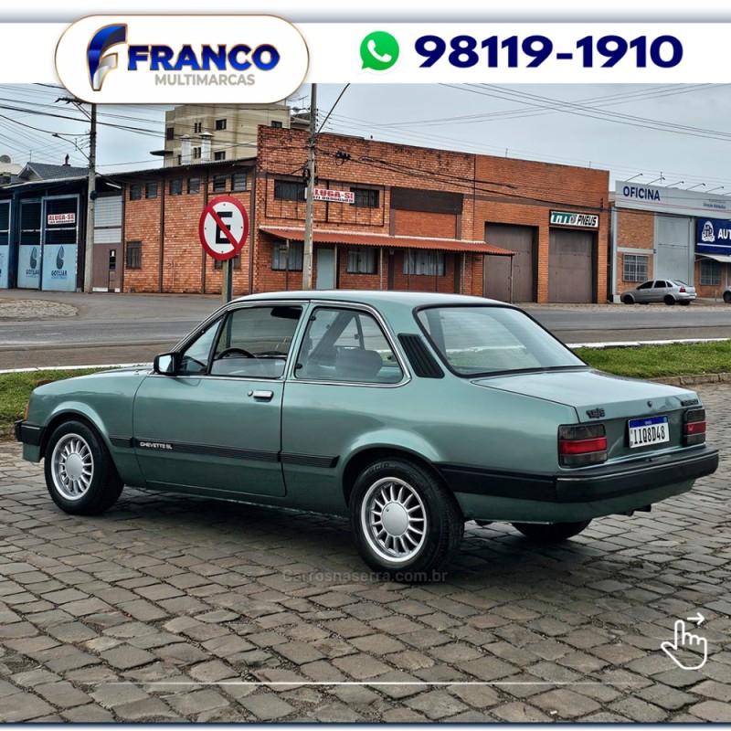 CHEVETTE 1.6 SL 8V GASOLINA 2P MANUAL - 1989 - VACARIA