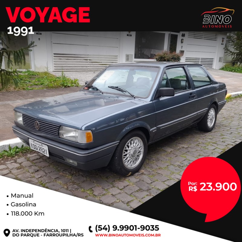 voyage 1.8 gl 8v gasolina 2p manual 1991 farroupilha